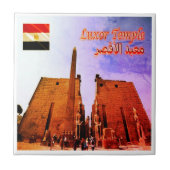zEG028 EGYPT, Luxor Temple, Entrance, Fridge Tegeltje (Voorkant)