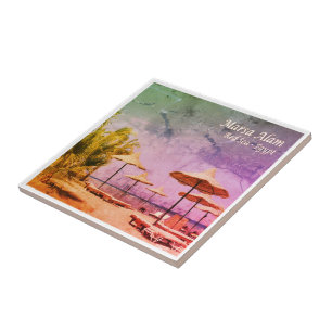 zEG035 MARSA ALAM Beach, Rode Zee, Egypte, Tegeltje