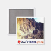 zEG041 VALLEY OF THE KINGS I Love, Egyps, Fridge Magneet (Voorkant / Achterkant)