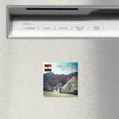 zEG042 VALLEY OF THE KINGS, Gaspa, Egypt, Fridge Magneet (Insitu (Vaatwasser))