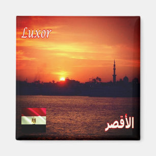 zEG050 LUXOR Sunset, EGYPT, Africa, Fridge Magneet