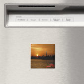 zEG057 LUXOR bij nacht, Nijlvallei, Egypte, Fridge Magneet (Insitu (Vaatwasser))