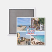 zEG058 HURGHADA, Mozaïek, Egypte, Afrika, Fridge Magneet (Voorkant / Achterkant)