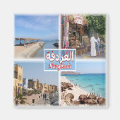 zEG058 HURGHADA, Mozaïek, Egypte, Afrika, Fridge Magneet (Voorkant)