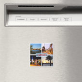 zEG060 HURGHADA, rood Zee, mozaïek, Afrika, Fridge Magneet (Insitu (Vaatwasser))