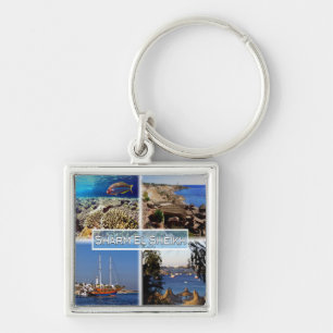 zEG063 SHARM EL SHEIK in rood Zee, EGYPTE, Sleutelhanger