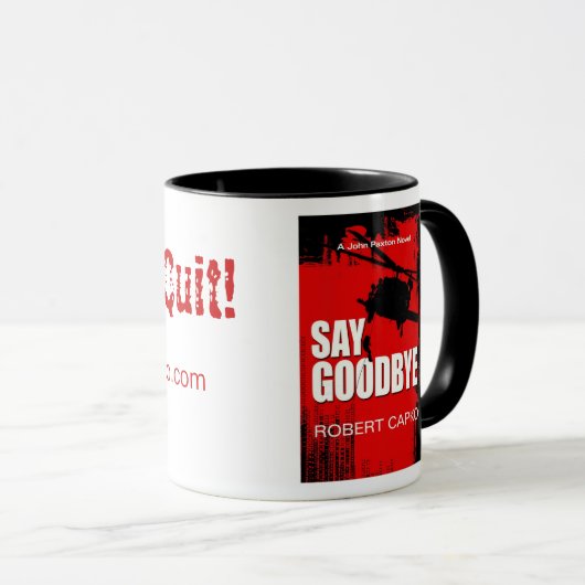 Zeg afscheid Mok. Mok (Voorkant rechts)