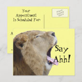 Zeg Ahh! Briefkaarten van de patiënt (Voorkant / Achterkant)