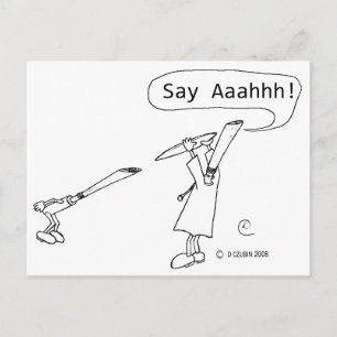 Zeg Ahhh Briefkaart