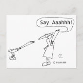 Zeg Ahhh Briefkaart (Voorkant)