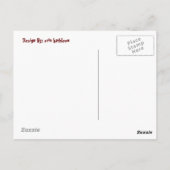 Zeg Ahhh, denk aan jou! Briefkaart (Achterkant)