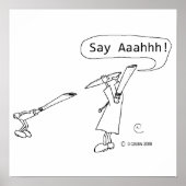 Zeg Ahhh Poster (Voorkant)