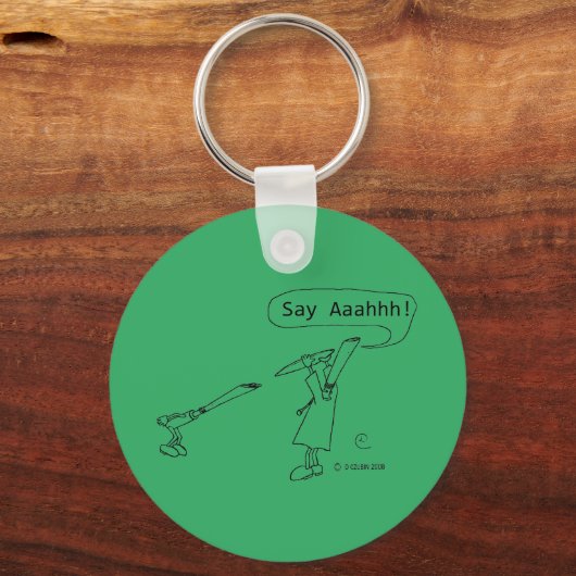 Zeg Ahhh Sleutelhanger (Voorkant)