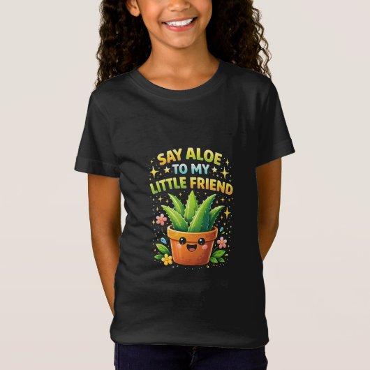 Zeg Aloe aan mijn kleine vriend T-shirt (Voorkant)