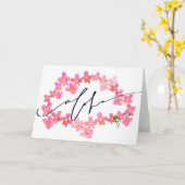 Zeg "Aloha" met de Kaart van de Nota van Lei van (Gele Bloem)