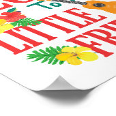 Zeg Aloha tegen mijn kleine vriend Ukulele Player Poster (Hoek)