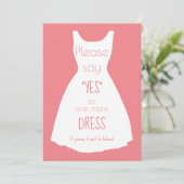 Zeg alstublieft ja, bent u mijn Bridesmaid Kaart? Kaart (Staand voorkant)