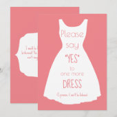 Zeg alstublieft ja, bent u mijn Bridesmaid Kaart? Kaart (Voorkant / Achterkant)