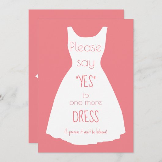 Zeg alstublieft ja, bent u mijn Bridesmaid Kaart? Kaart (Voorkant / Achterkant)