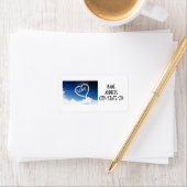 ZEG *BEDANK U* MET HET SCHRIJVEN VAN HET ADRES ETI ETIKET (Insitu)