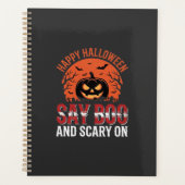 Zeg Boe Halloween Pompoen Ontwerp_1 Planner (Voorkant)