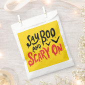Zeg Boo en Scary op | Funny Halloween Party Bedankzakje (Geknipt)