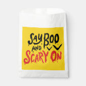 Zeg Boo en Scary op | Funny Halloween Party Bedankzakje (Voorkant)