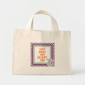 Zeg Boo en zorg op Halloween Mini Tote Bag (Voorkant)