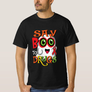 Zeg Boo tegen drugs T-shirt
