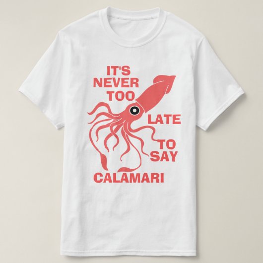 Zeg Calamari T-shirt (Design voorkant)