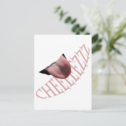 Zeg Cheese! Briefkaart (Staand voorkant)
