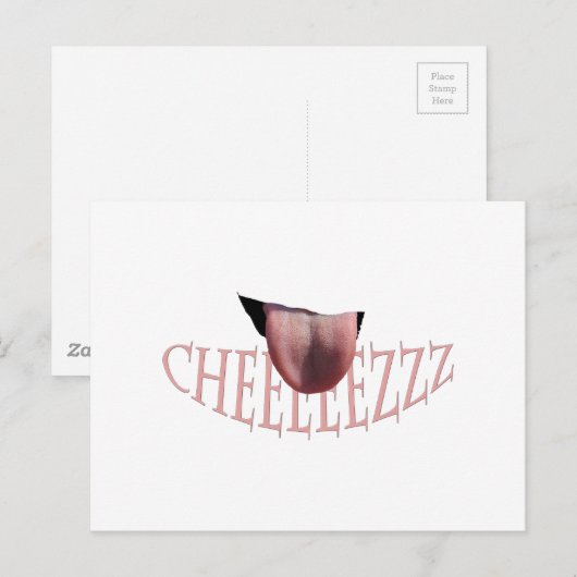 Zeg Cheese! Briefkaart (Voorkant / Achterkant)