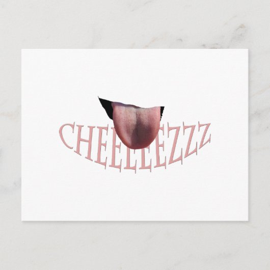 Zeg Cheese! Briefkaart (Voorkant)