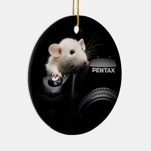 Zeg Cheese! Keramisch Ornament (Rechts)