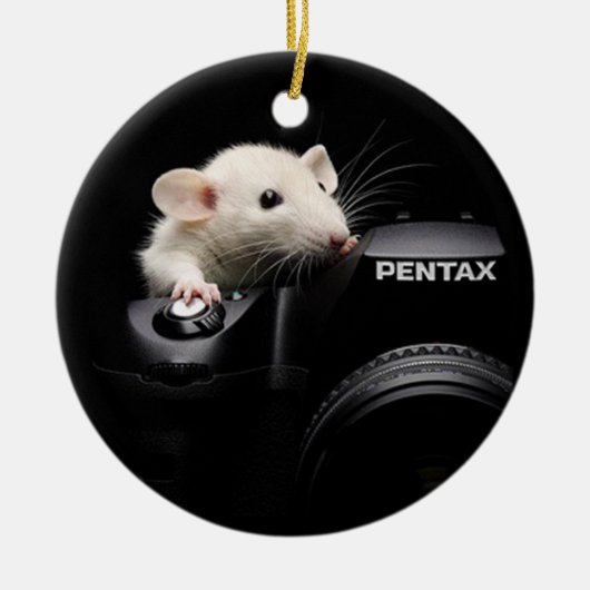 Zeg Cheese! Keramisch Ornament (Voorkant)