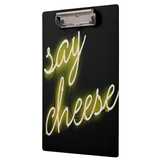 Zeg Cheese Neon Lights Klembord (Links)