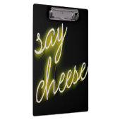 Zeg Cheese Neon Lights Klembord (Rechts)