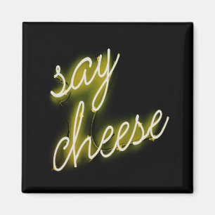 Zeg Cheese Neon Lights Magneet