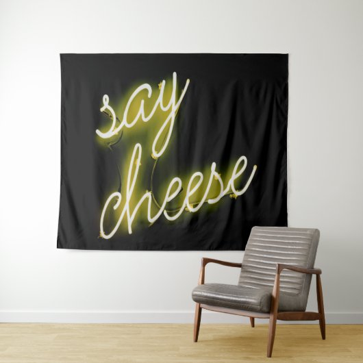 Zeg Cheese Neon Lights Wandkleed (In Situ (horizontaal))