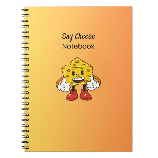 Zeg Cheese Notitieboek (Voorkant)