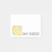 Zeg Cheese Swiss Wedge Holey Cheese Foodie Post-it® Notes (Voorkant)