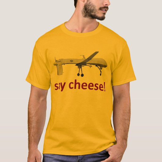 zeg cheese! t-shirt (Voorkant)