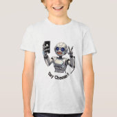 Zeg Cheese! Tri-Blend Shirt (Voorkant)