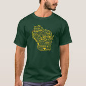 Zeg Cheese!  Wisconsin Mannen T-shirt (Voorkant)