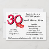 Zeg dag tegen 29 een 30e verjaardag kaart (Achterkant)