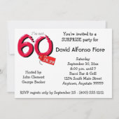 Zeg dag tegen 59 een 60e verjaardag viering kaart (Achterkant)