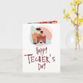 Zeg dank aan het leraar Wenskaart Kaart (Gele Bloem)