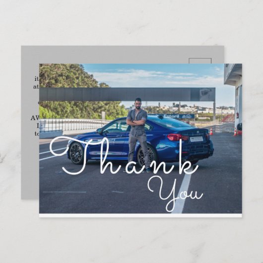 Zeg dank voor een reparatie briefkaart (Voorkant / Achterkant)