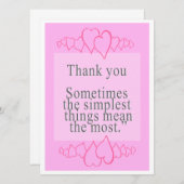 Zeg dankjewel met mooie woorden (Voorkant / Achterkant)