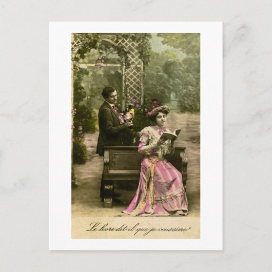 Zeg dat boek "Ik hou van je"? Briefkaart (Voorkant)